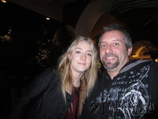 Saoirse Ronan autograph