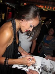 signing photo
