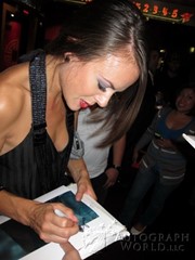 signing photo