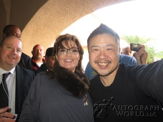 Sarah Palin autograph