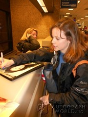 signing photo
