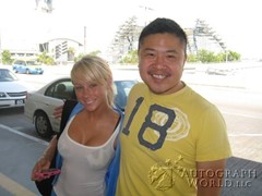 signing photo