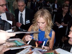 signing photo