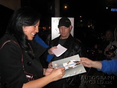 signing photo