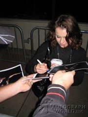 signing photo