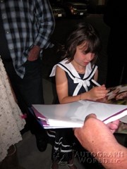 signing photo