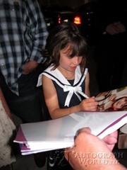 signing photo