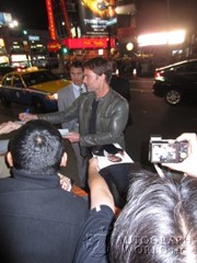 signing photo