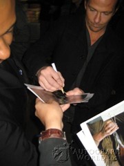 signing photo