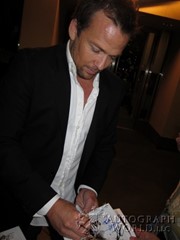 signing photo