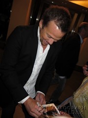 signing photo