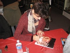 signing photo