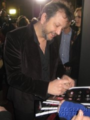 signing photo
