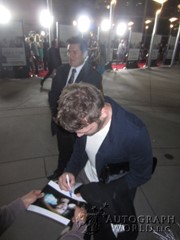 signing photo