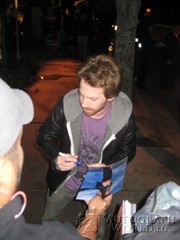 signing photo