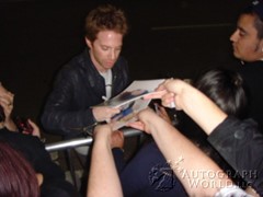 signing photo