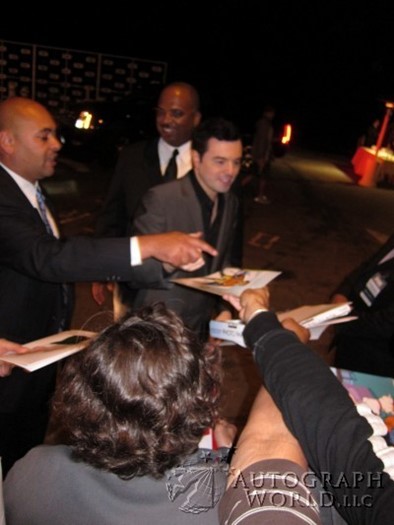 Seth MacFarlane autograph