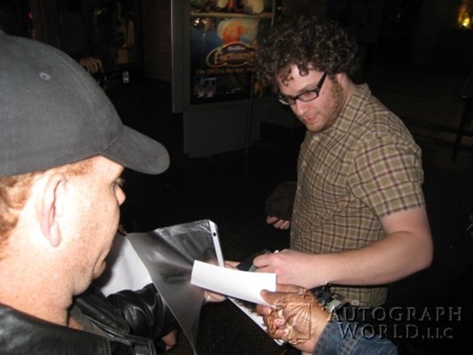 Seth Rogen autograph