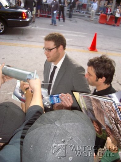 Seth Rogen autograph