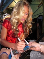 signing photo