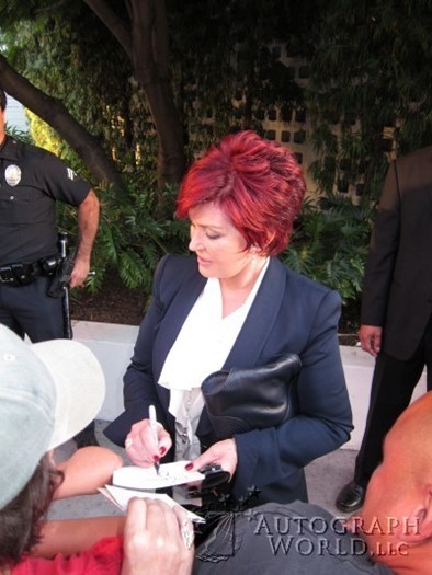 Sharon Osbourne autograph