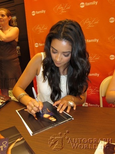 Shay Mitchell autograph