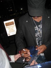 signing photo