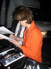 signing photo