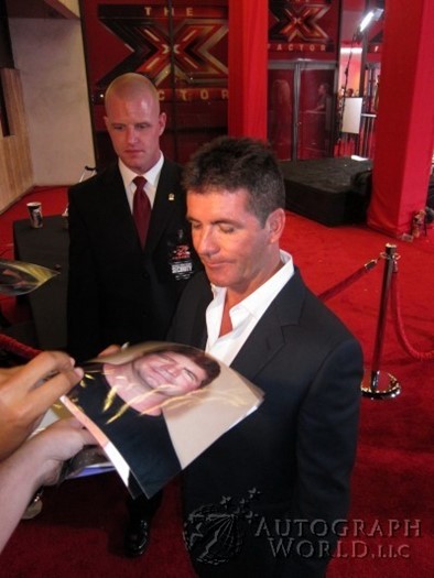 Simon Cowell autograph