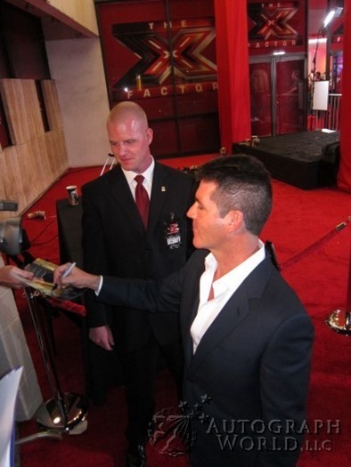 Simon Cowell autograph