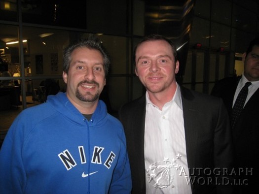 Simon Pegg autograph