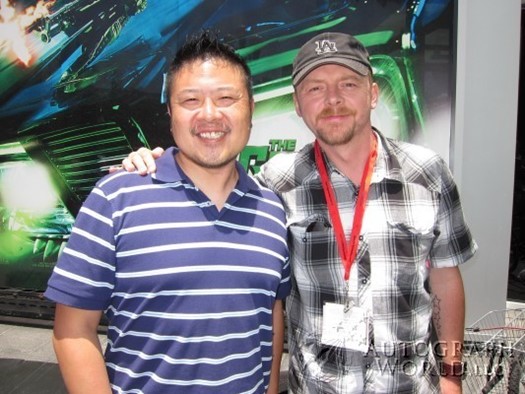 Simon Pegg autograph