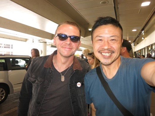 Simon Pegg autograph