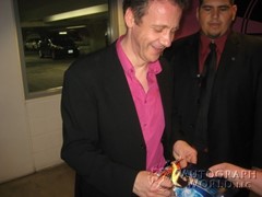 signing photo