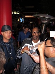 signing photo