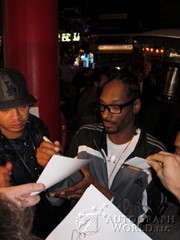signing photo