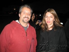 signing photo