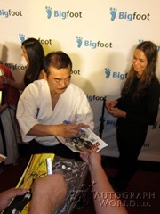 signing photo