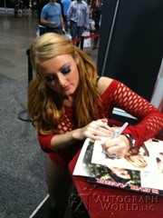 signing photo
