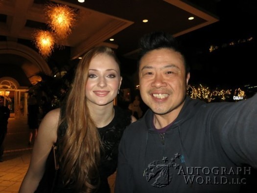 Sophie Turner autograph