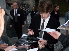 signing photo