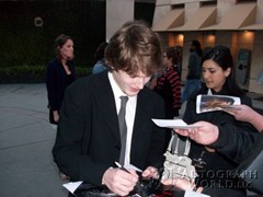 signing photo