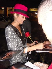 signing photo