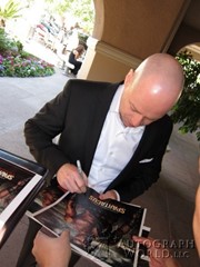 signing photo