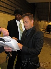 signing photo
