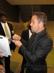 signing photo