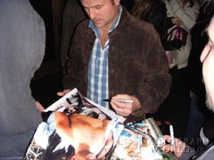 signing photo