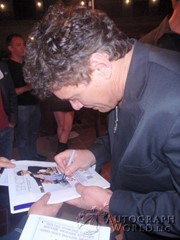 signing photo