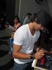 signing photo