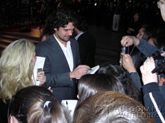 signing photo